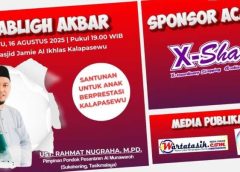 Gelar Semarak Kemerdekaan HUT RI ke-80, Kepemudaan Kalapasewu Mangunreja Rangkul X-Sha dan Media