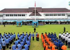 Menjadi Salah Satu Puncak Perayaan, Upacara Peringatan Hari Jadi Kota Tasik ke-24 Berlangsung Khidmat