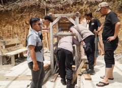 Dibantu TNI, Polisi Tutup 43 Lobang Tambang Emas di Salopa