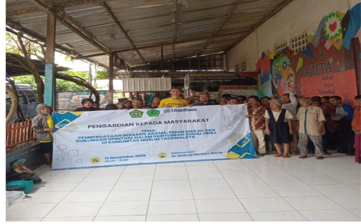 Dosen IAIT Laksanakan PKM Pemberdayaan ODGJ, Tekankan Peran Masjid dalam Reintegrasi Sosial