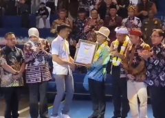 Malam Puncak HUT ke-394 Kab. Tasik Meriah: Rekor MURI Sajian Opak Resmi Terpecahkan