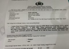 Berita Kehilangan Dompet dan STNK  dengan Nopol Z 6554 DBV/2025 Milik SUSI LESTARI