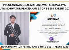 Raihan Muhamad Aldizar, Mahasiswa PGSD UPI Tasikmalaya Sabet Gelar Duta Motivator Pendidikan 2026