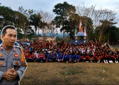 Bangkitkan Karakter Pelajar, Kanit Pam Obvit Polres Tasik Kota Beri Pengarahan di Kemah Bakti PKS