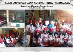 Dongkrak UMKM Baru, Anggota DPRD Kota Tasik ini Fasilitasi Pelatihan Tataboga di LKP Nurfaridah